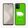 כיסוי בעיצוב אישי עם השם שלך לדגם - Motorola Moto G64 בעיצוב חזיר