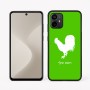 כיסוי בעיצוב אישי עם השם שלך לדגם - Motorola Moto G64 בעיצוב תרנגול