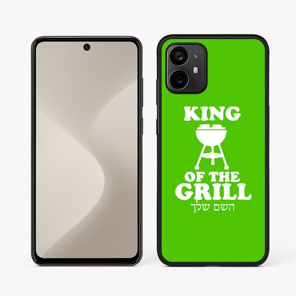 כיסוי בעיצוב אישי עם השם שלך לדגם - Motorola Moto G64 בעיצוב מלך הגריל