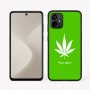 כיסוי בעיצוב אישי עם השם שלך לדגם - Motorola Moto G64 בעיצוב עלה מריחואנה - גראס