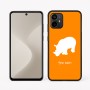 כיסוי בעיצוב אישי עם השם שלך לדגם - Motorola Moto G64 בעיצוב קרנף