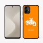 כיסוי בעיצוב אישי עם השם שלך לדגם - Motorola Moto G64 בעיצוב הארלי-דיווידסון