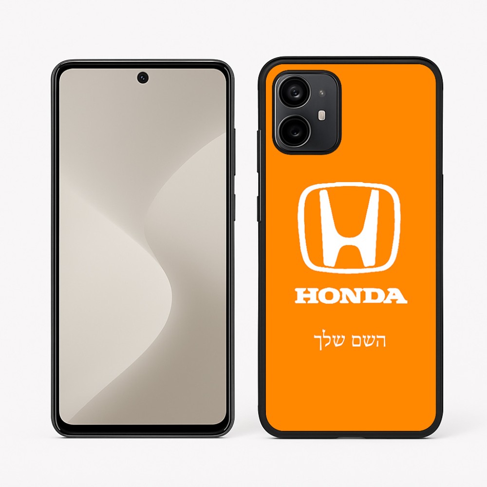 כיסוי בעיצוב אישי עם השם שלך לדגם - Motorola Moto G64 בעיצוב הונדה 2