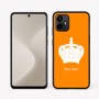 כיסוי בעיצוב אישי עם השם שלך לדגם - Motorola Moto G64 בעיצוב כתר מלכותי