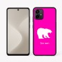 כיסוי בעיצוב אישי עם השם שלך לדגם - Motorola Moto G64 בעיצוב דוב