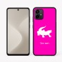 כיסוי בעיצוב אישי עם השם שלך לדגם - Motorola Moto G64 בעיצוב תנין