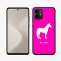 כיסוי בעיצוב אישי עם השם שלך לדגם - Motorola Moto G64 בעיצוב סוס