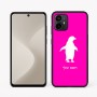 כיסוי בעיצוב אישי עם השם שלך לדגם - Motorola Moto G64 בעיצוב פינגווין