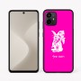 כיסוי בעיצוב אישי עם השם שלך לדגם - Motorola Moto G64 בעיצוב ארנב מחזיק גזר