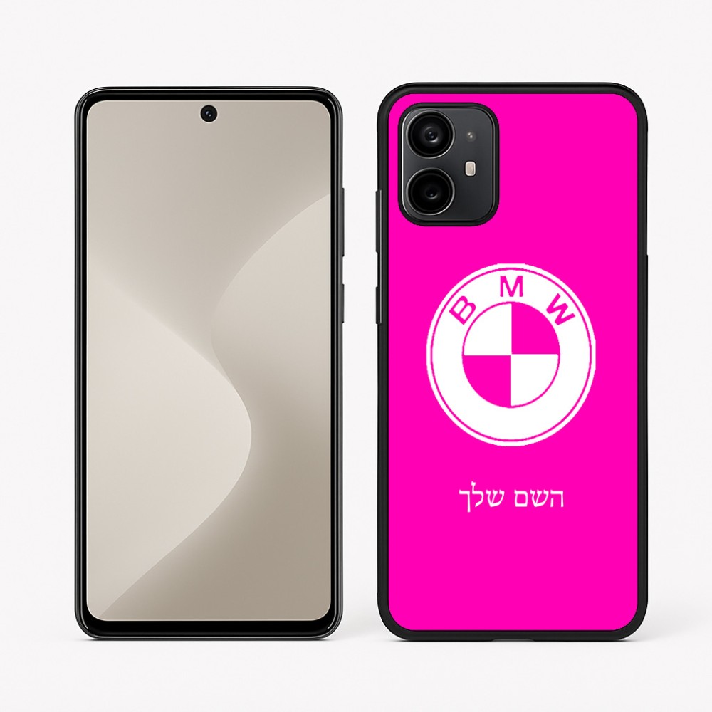כיסוי בעיצוב אישי עם השם שלך לדגם - Motorola Moto G64 בעיצוב ב.מ.וו