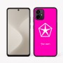 כיסוי בעיצוב אישי עם השם שלך לדגם - Motorola Moto G64 בעיצוב קרייזלר