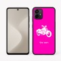 כיסוי בעיצוב אישי עם השם שלך לדגם - Motorola Moto G64 בעיצוב הארלי-דיווידסון