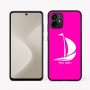 כיסוי בעיצוב אישי עם השם שלך לדגם - Motorola Moto G64 בעיצוב סירה