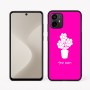 כיסוי בעיצוב אישי עם השם שלך לדגם - Motorola Moto G64 בעיצוב פרח