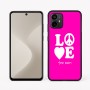 כיסוי בעיצוב אישי עם השם שלך לדגם - Motorola Moto G64 בעיצוב אהבה