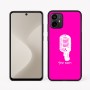 כיסוי בעיצוב אישי עם השם שלך לדגם - Motorola Moto G64 בעיצוב מיקרופון