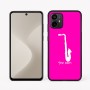 כיסוי בעיצוב אישי עם השם שלך לדגם - Motorola Moto G64 בעיצוב סקסופון