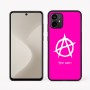 כיסוי בעיצוב אישי עם השם שלך לדגם - Motorola Moto G64 בעיצוב אנרכיה