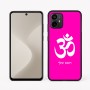 כיסוי בעיצוב אישי עם השם שלך לדגם - Motorola Moto G64 בעיצוב סמל אום
