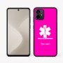 כיסוי בעיצוב אישי עם השם שלך לדגם - Motorola Moto G64 בעיצוב חובש