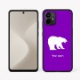 כיסוי בעיצוב אישי עם השם שלך לדגם - Motorola Moto G64 בעיצוב דוב