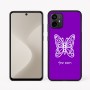 כיסוי בעיצוב אישי עם השם שלך לדגם - Motorola Moto G64 בעיצוב פרפר