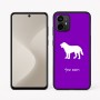 כיסוי בעיצוב אישי עם השם שלך לדגם - Motorola Moto G64 בעיצוב כלב