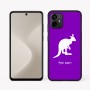 כיסוי בעיצוב אישי עם השם שלך לדגם - Motorola Moto G64 בעיצוב קנגורו
