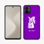 כיסוי בעיצוב אישי עם השם שלך לדגם - Motorola Moto G64 בעיצוב ארנב מחזיק גזר