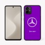 כיסוי בעיצוב אישי עם השם שלך לדגם - Motorola Moto G64 בעיצוב מרצדס-בנץ