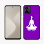 כיסוי בעיצוב אישי עם השם שלך לדגם - Motorola Moto G64 בעיצוב אימון יוגה