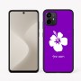 כיסוי בעיצוב אישי עם השם שלך לדגם - Motorola Moto G64 בעיצוב פרח היביסקוס
