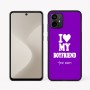 כיסוי בעיצוב אישי עם השם שלך לדגם - Motorola Moto G64 בעיצוב אוהבת את החבר שלי