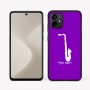 כיסוי בעיצוב אישי עם השם שלך לדגם - Motorola Moto G64 בעיצוב סקסופון