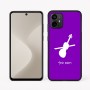 כיסוי בעיצוב אישי עם השם שלך לדגם - Motorola Moto G64 בעיצוב כינור