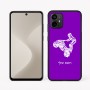 כיסוי בעיצוב אישי עם השם שלך לדגם - Motorola Moto G64 בעיצוב רוכב טרקטורונים