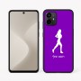 כיסוי בעיצוב אישי עם השם שלך לדגם - Motorola Moto G64 בעיצוב רץ רץ אישה
