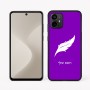 כיסוי בעיצוב אישי עם השם שלך לדגם - Motorola Moto G64 בעיצוב נוצת נוצה