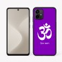כיסוי בעיצוב אישי עם השם שלך לדגם - Motorola Moto G64 בעיצוב סמל אום
