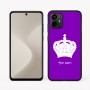 כיסוי בעיצוב אישי עם השם שלך לדגם - Motorola Moto G64 בעיצוב כתר מלכותי