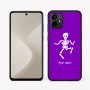 כיסוי בעיצוב אישי עם השם שלך לדגם - Motorola Moto G64 בעיצוב סקלטון