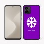 כיסוי בעיצוב אישי עם השם שלך לדגם - Motorola Moto G64 בעיצוב שלג