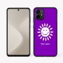 כיסוי בעיצוב אישי עם השם שלך לדגם - Motorola Moto G64 בעיצוב שמש