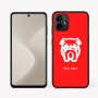 כיסוי בעיצוב אישי עם השם שלך לדגם - Motorola Moto G64 בעיצוב פרצוף בולדוג