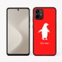 כיסוי בעיצוב אישי עם השם שלך לדגם - Motorola Moto G64 בעיצוב פינגווין