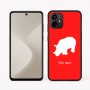 כיסוי בעיצוב אישי עם השם שלך לדגם - Motorola Moto G64 בעיצוב קרנף