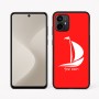 כיסוי בעיצוב אישי עם השם שלך לדגם - Motorola Moto G64 בעיצוב סירה