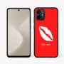 כיסוי בעיצוב אישי עם השם שלך לדגם - Motorola Moto G64 בעיצוב שפתיים - נשיקה