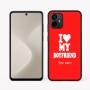כיסוי בעיצוב אישי עם השם שלך לדגם - Motorola Moto G64 בעיצוב אוהבת את החבר שלי