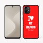כיסוי בעיצוב אישי עם השם שלך לדגם - Motorola Moto G64 בעיצוב אוהב את החברה שלי